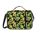Watercolor Avocado Print Shoulder Strap Bible Bag