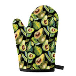 Watercolor Avocado Print Single Oven Mitt