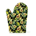 Watercolor Avocado Print Single Oven Mitt
