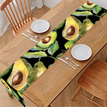 Watercolor Avocado Print Table Runner