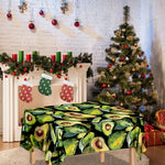 Watercolor Avocado Print Tablecloth