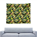 Watercolor Avocado Print Tapestry