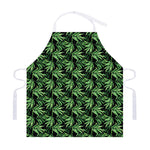 Watercolor Bamboo Pattern Print Adjustable Apron