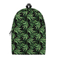 Watercolor Bamboo Pattern Print School Backpack