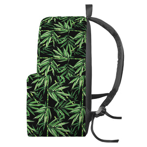 Watercolor Bamboo Pattern Print Backpack