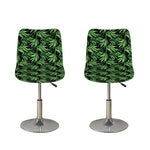Watercolor Bamboo Pattern Print Bar Stool Covers