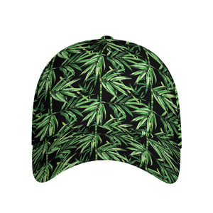 Watercolor Bamboo Pattern Print Baseball Cap