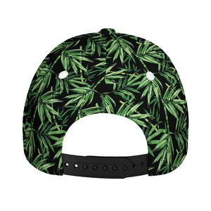 Watercolor Bamboo Pattern Print Baseball Cap