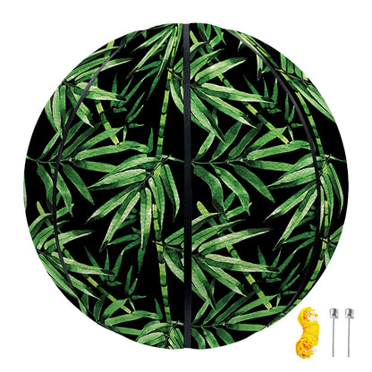 Watercolor Bamboo Pattern Print Basketball