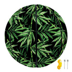 Watercolor Bamboo Pattern Print Basketball