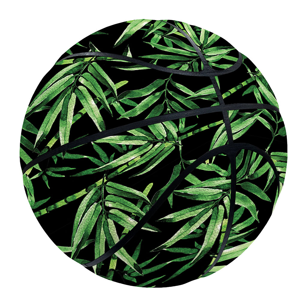 Watercolor Bamboo Pattern Print Basketball