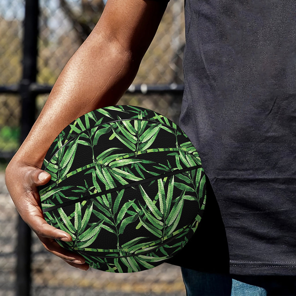 Watercolor Bamboo Pattern Print Basketball