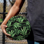 Watercolor Bamboo Pattern Print Basketball