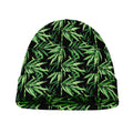 Watercolor Bamboo Pattern Print Beanie