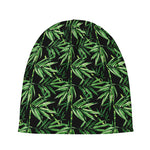 Watercolor Bamboo Pattern Print Beanie