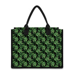Watercolor Bamboo Pattern Print Canvas Tote Bag