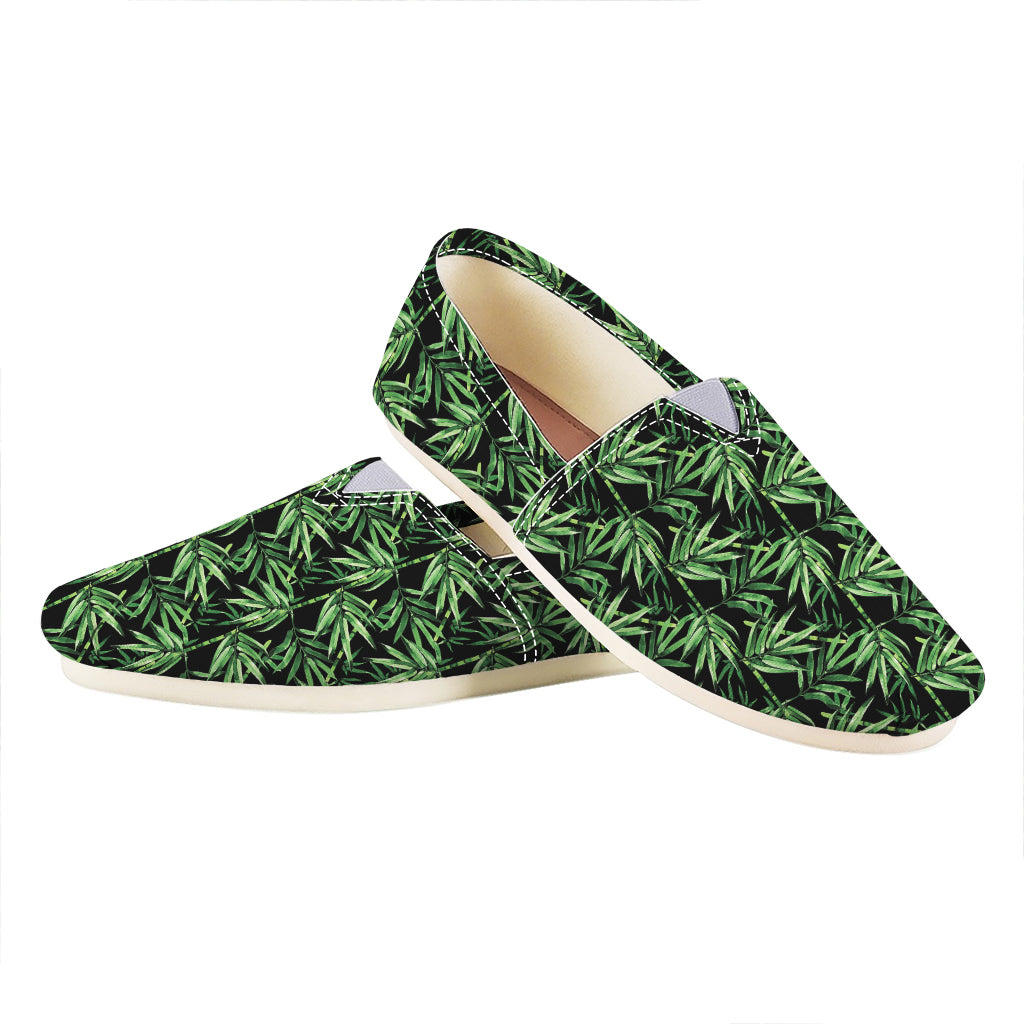 Watercolor Bamboo Pattern Print Casual Shoes