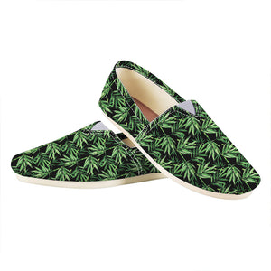 Watercolor Bamboo Pattern Print Casual Shoes