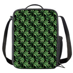 Watercolor Bamboo Pattern Print Crossbody Lunch Bag