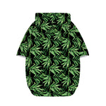 Watercolor Bamboo Pattern Print Dog Zip Up Hoodie