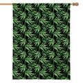 Watercolor Bamboo Pattern Print House Flag