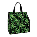 Watercolor Bamboo Pattern Print Insulated Lunch Tote