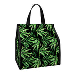 Watercolor Bamboo Pattern Print Insulated Lunch Tote