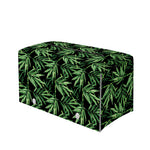 Watercolor Bamboo Pattern Print Leather Tissue Box Cover