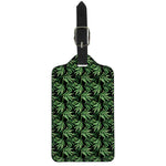 Watercolor Bamboo Pattern Print Luggage Tag