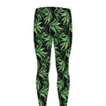 Watercolor Bamboo Pattern Print Men's Leggings
