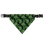 Watercolor Bamboo Pattern Print Over The Collar Dog Bandana