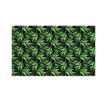 Watercolor Bamboo Pattern Print Polyester Flag