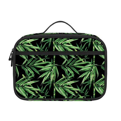 Watercolor Bamboo Pattern Print Portable Lunch Bag