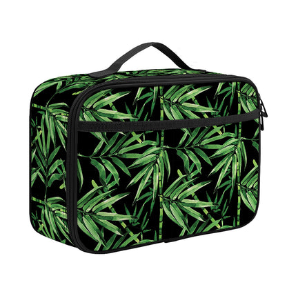 Watercolor Bamboo Pattern Print Portable Lunch Bag
