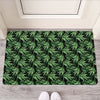 Watercolor Bamboo Pattern Print Rubber Doormat