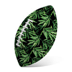 Watercolor Bamboo Pattern Print Rugby Ball