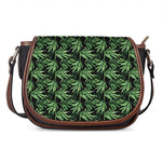 Watercolor Bamboo Pattern Print Saddle Bag