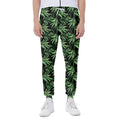 Watercolor Bamboo Pattern Print Joggers