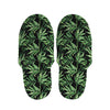 Watercolor Bamboo Pattern Print Slippers