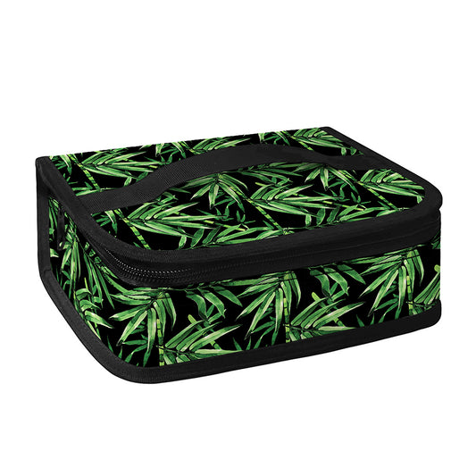 Watercolor Bamboo Pattern Print Small Lunch Bag