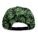 Watercolor Bamboo Pattern Print Snapback Cap