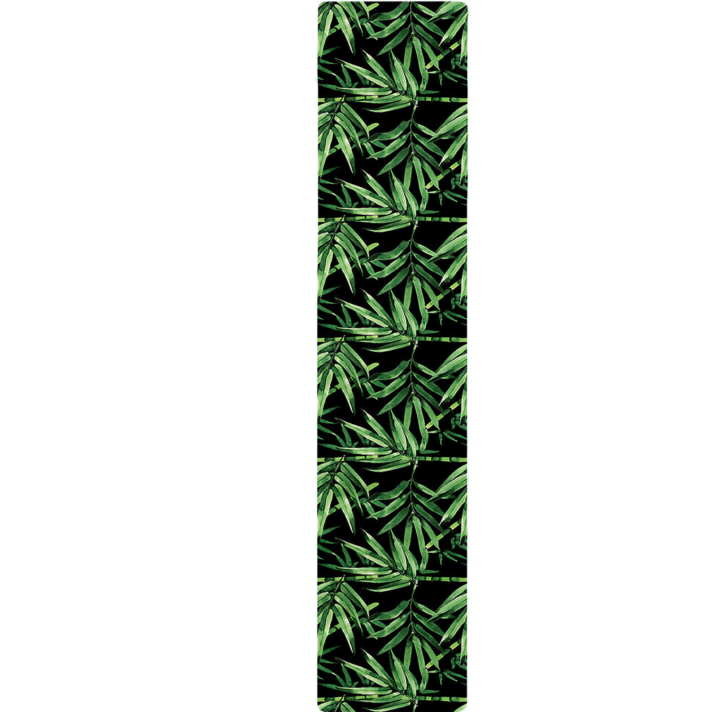 Watercolor Bamboo Pattern Print Table Runner