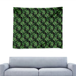 Watercolor Bamboo Pattern Print Tapestry