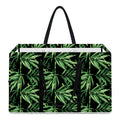 Watercolor Bamboo Pattern Print Utility Tote Bag