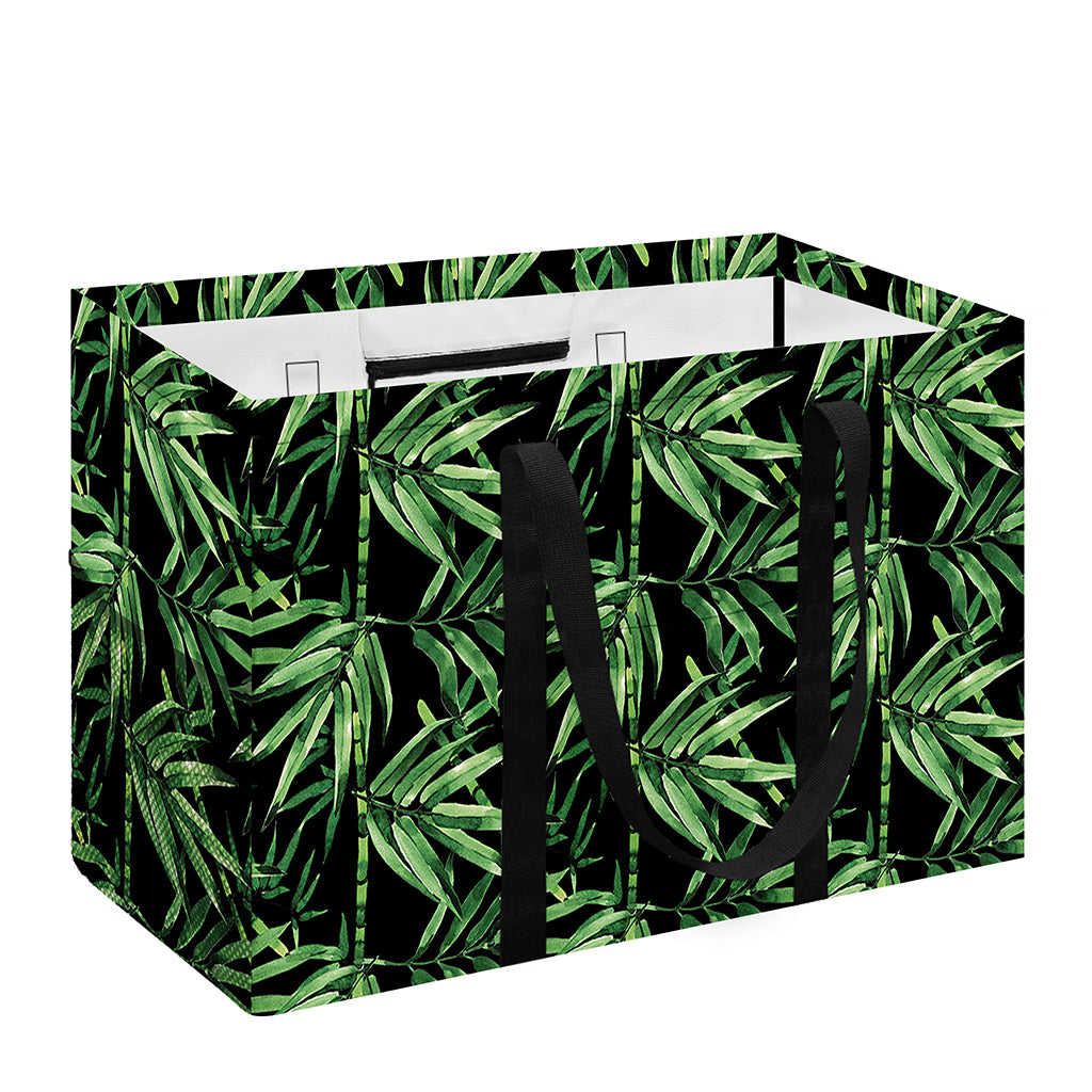 Watercolor Bamboo Pattern Print Utility Tote Bag
