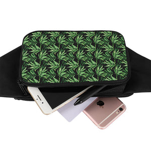 Watercolor Bamboo Pattern Print Waist Bag