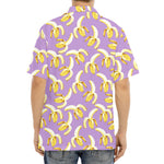 Watercolor Banana Pattern Print Aloha Shirt