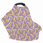 Watercolor Banana Pattern Print Baby Seat Cover