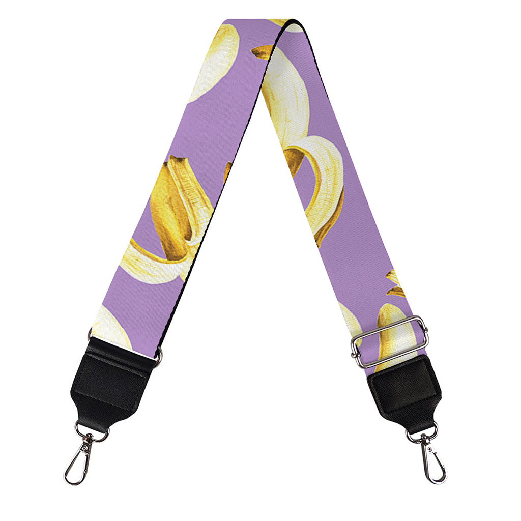 Watercolor Banana Pattern Print Bag Strap