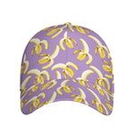 Watercolor Banana Pattern Print Baseball Cap
